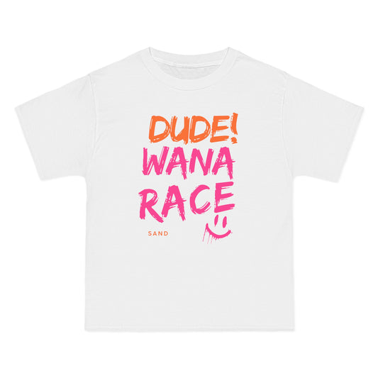Dude! Wanna Race? Short-Sleeve T-Shirt